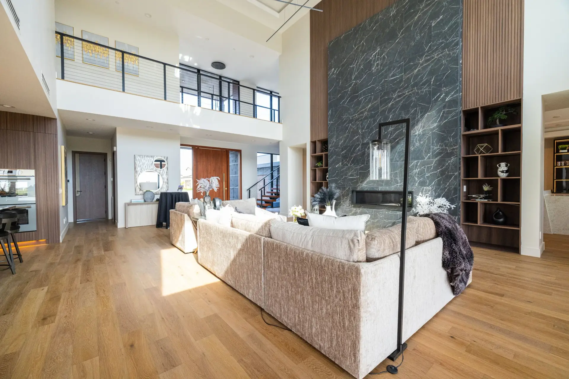Bianchi Group Developers portfolio — Vista De Madera completed double-height living room, a separate project